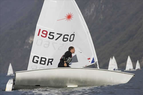 Jon Emmett racing at Lugano.